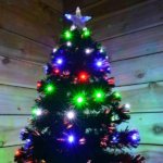 Елка со сијалички 120cm