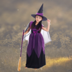 Детски костим Пурпурна вештерка