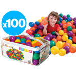 Intex сет од 100 пластични топчиња за играње Ø6.5cm