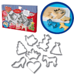 Сет од 8 модли за колачи во различна форма