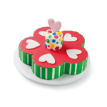 Сет од 3 калапи за торти и колачи во форма на цвет