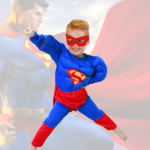 Детски костим Superman со мускули