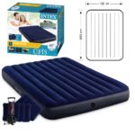Intex-Душек на надувување + Пумпа + 2 Перници 203cm x 152cm x 25cm