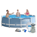 Intex Базен Со Метална Конструкција 366x76cm Со Филтер Пумпа