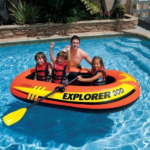 Intex Explorer 300 чамец на надувување за 3 лица со пумпа и весла