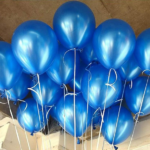 Сини латекс балони сет од 50
