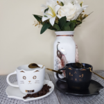 Cat луксузен сет од две шолји за топол напиток