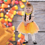 Детски костим за најмалите Candy Corn Treat