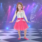 Детски костим Диско Барби