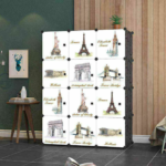 Практичен гардеробер со 12 коцки