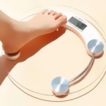 Кружна дигитална вага за телесна тежина