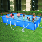 Intex базен со метална конструкција 450x220x84cm + филтер пумпа