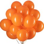 Портокалови латекс балони сет од 100