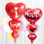 Сет балони срце Happy Day / I Love You