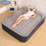 Intex deluxe воздушен душек 152x203x42cm со вградена пумпа