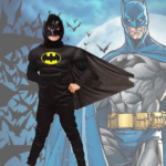 Детски костим Човек Лилјак со мускули