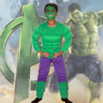 Детски костим Зелен суперхерој