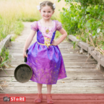 Детски костим Принцеза Златокоса