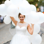 Бели латекс балони сет од 20