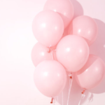 Светло розеви латекс балони сет од 20