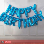 Happy Birthday Фолија балони сет сини