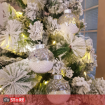 Сет од 3  лампиони со снег Ø8cm