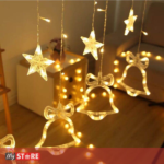 LED завеса со Ѕвончиња и Ѕвезди 3m