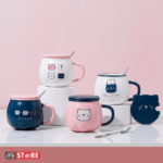 Шолја со капаче маче