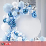 Сина декорација со балони