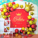 Happy Birthday Crown декорација со балони