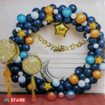 Moon & stars декорација со балони