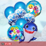 Бебе ајкула сет од 9 балони