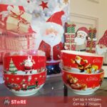 Christmas Чинии сет од 4