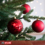 Сет од 6 црвени лампиони Ø5cm