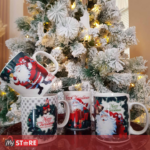 Сет од 4 Merry Christmas шолји