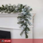 Декоративна гранка со снег 270cm