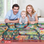 Детска Дино подлога за играње 145 x 98cm