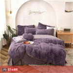 Двојна крзнена постелнина