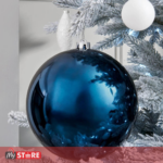 Еден Син лампион Ø20cm