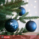 Сет од 6 сини лампиони Ø10cm