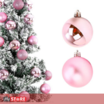 Сет од 6 розеви лампиони Ø7cm