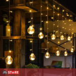 Ултра модерна LED завеса со 10 сијалици 3m