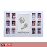 Мојата прва година Рамка со отпечатоци