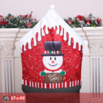 Сет од 4 навлаки за стол со новогодишен декор