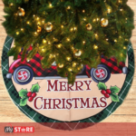 Тепихче за под елка 120цм