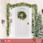 Декоративна гранка со бобинки