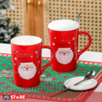 Сет од 2 шолји Merry Christmas Santa