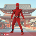 Црвен Нинџа костим