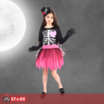 Детски костим розева вештерка