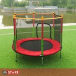 Детска трамболина со заштитна мрежа